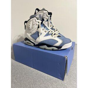 Nike Air Jordan 6 Retro Shoes Mens Size 13 University Blue White UNC CT8529-410